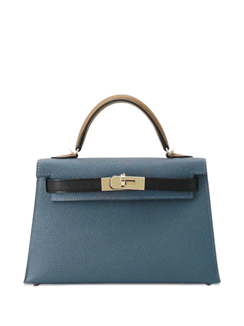 Hermès Pre-Owned 2024 mini Kelly Sellier 20 tricolore tote bag | Grey | Image 1