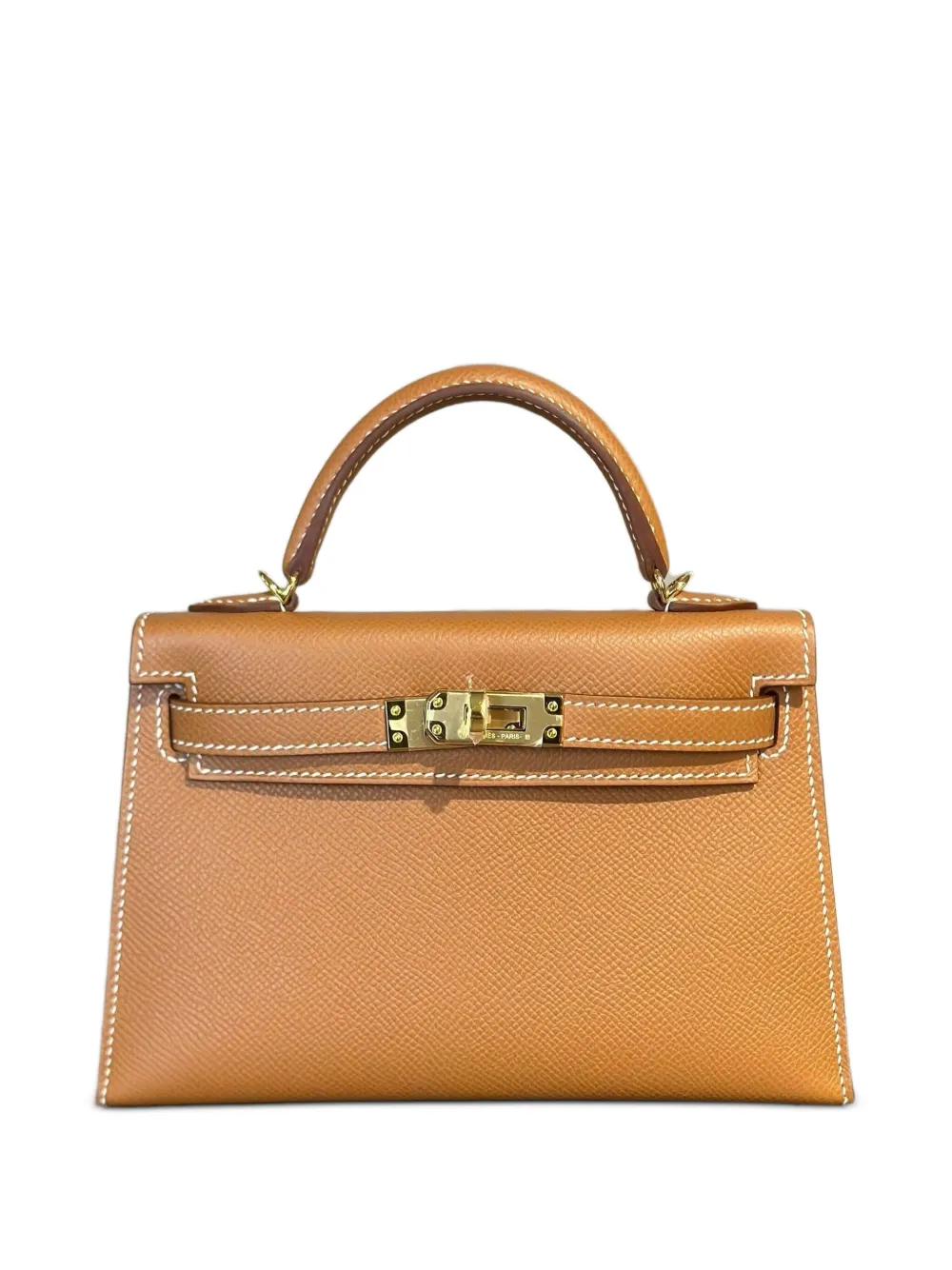 Hermès Pre-Owned 2024 mini Kelly 20 tote bag | Brown | Image 1