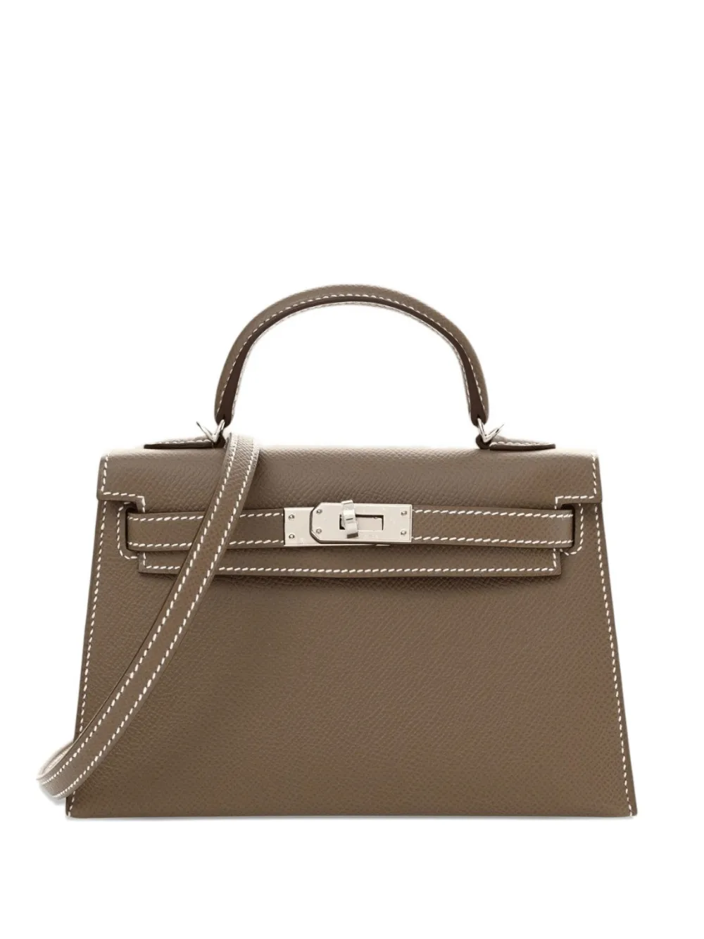 Hermès Pre-Owned 2024 mini Kelly Sellier 20 Epsom tote Bag | Brown | Image 1