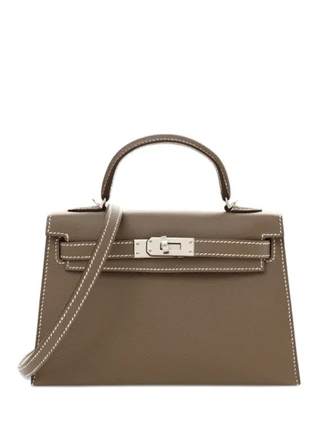 Hermès Pre-Owned 2024 mini Kelly Sellier 20 Epsom tote Bag