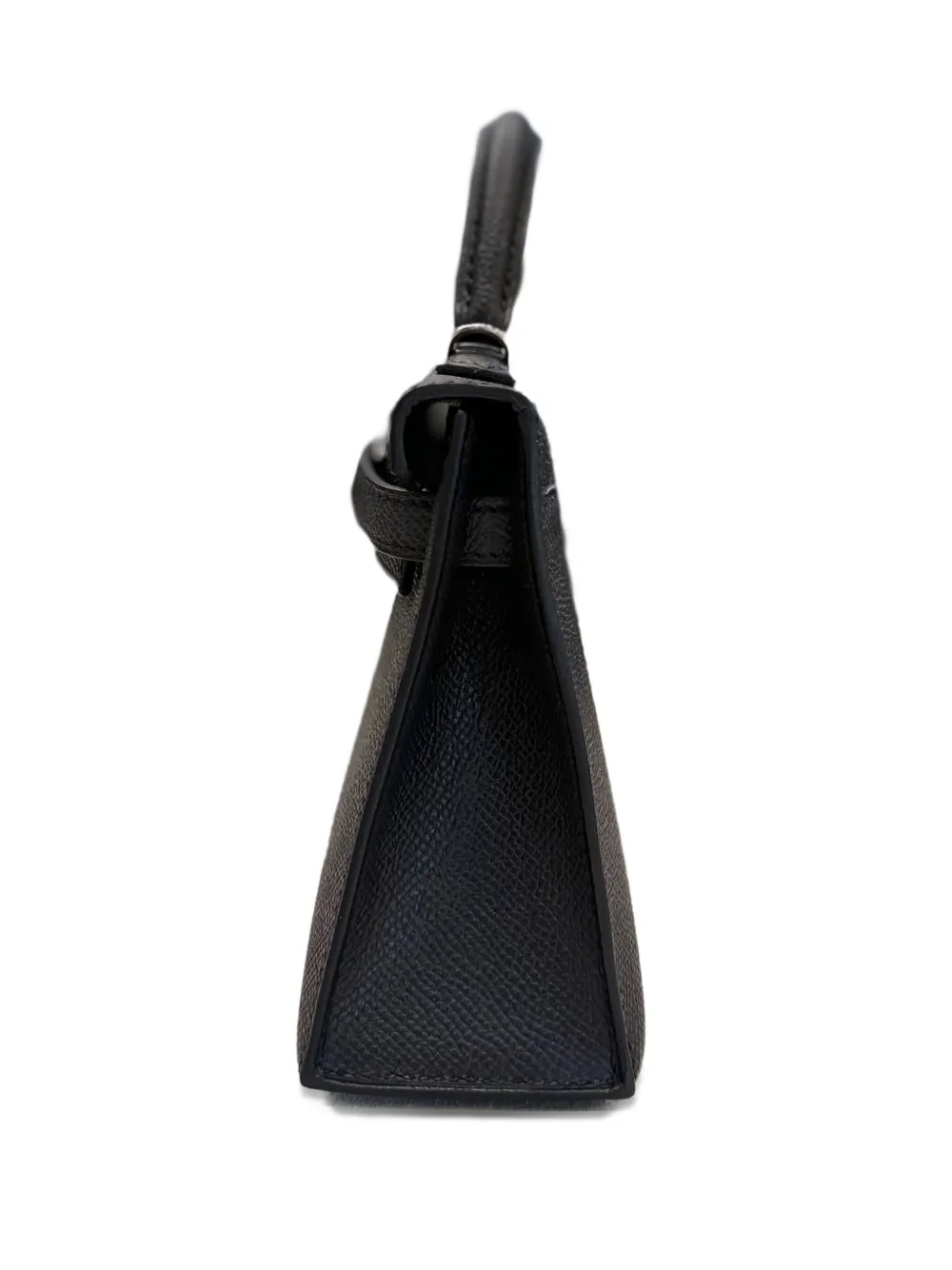 Pre-owned Hermes 2025 Mini Kelly Sellier 20 Tote Bag In Black