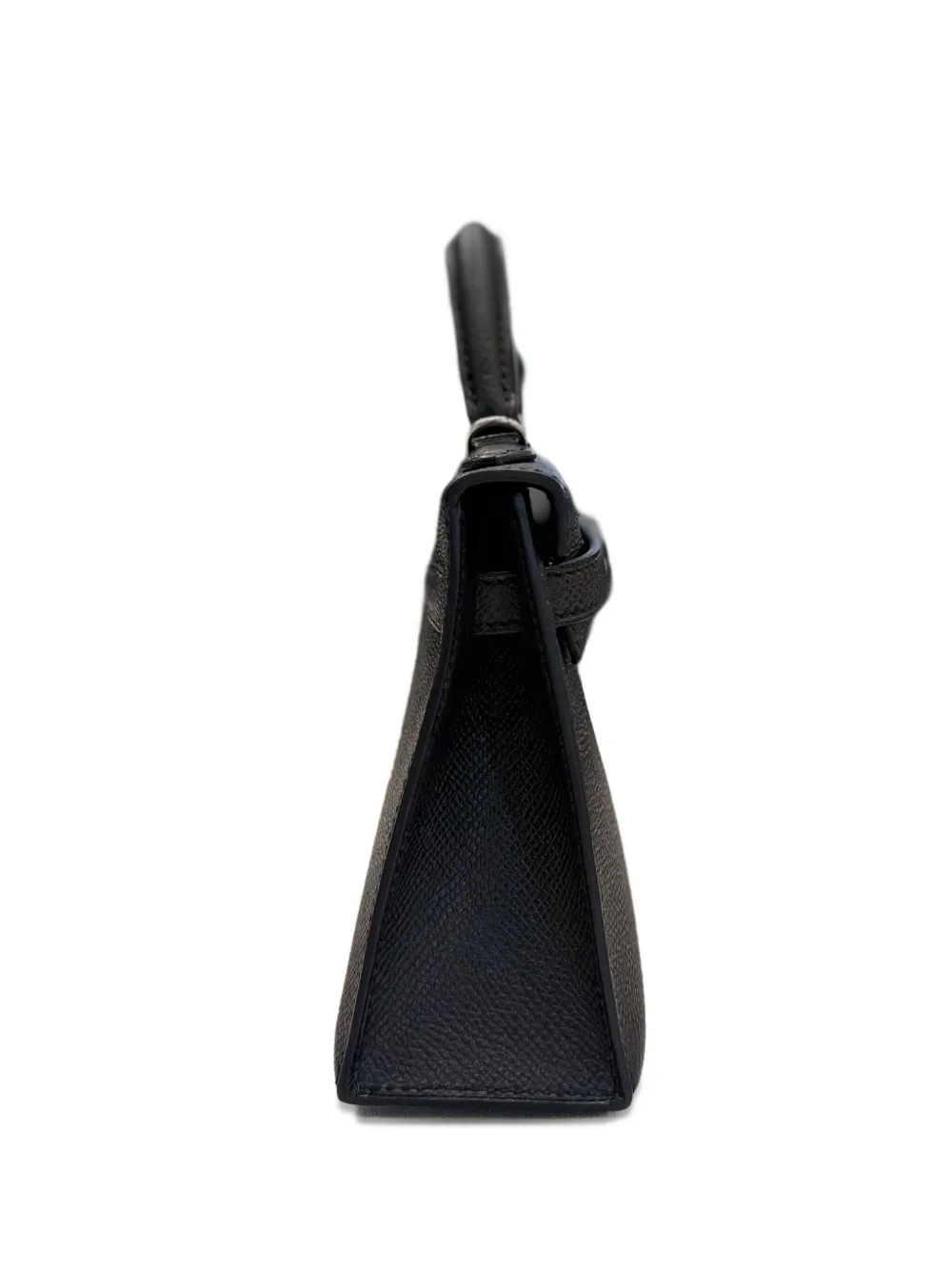 Pre-owned Hermes 2025 Mini Kelly Sellier 20 Tote Bag In Black