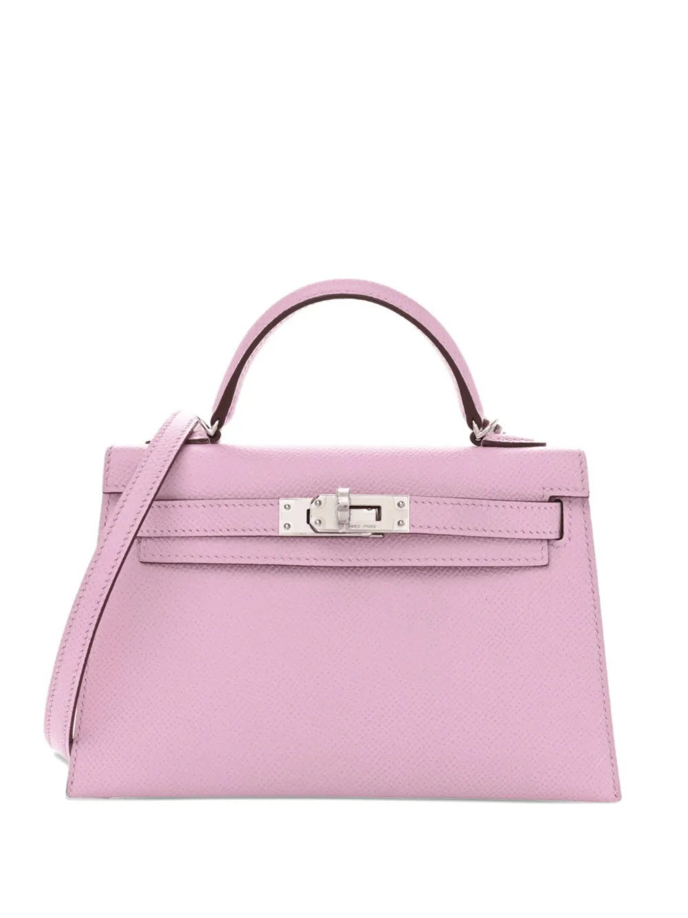 Pre-owned Hermes 2025 Mini Kelly Sellier 20 Tote Bag In Pink