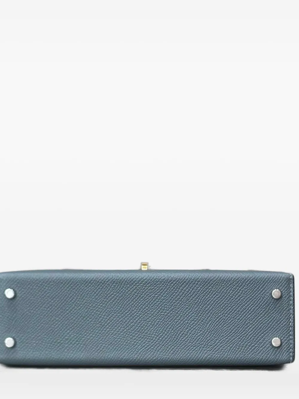Pre-owned Hermes 2024 Mini Kelly 20 Tote Bag In Blue