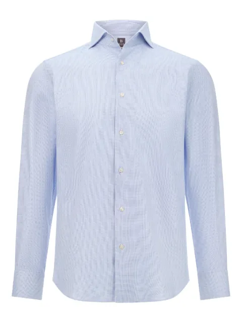 Boggi Milano micro-print shirt