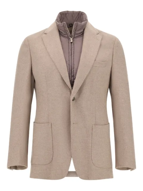 Boggi Milano removable-gilet patch-pockets blazer
