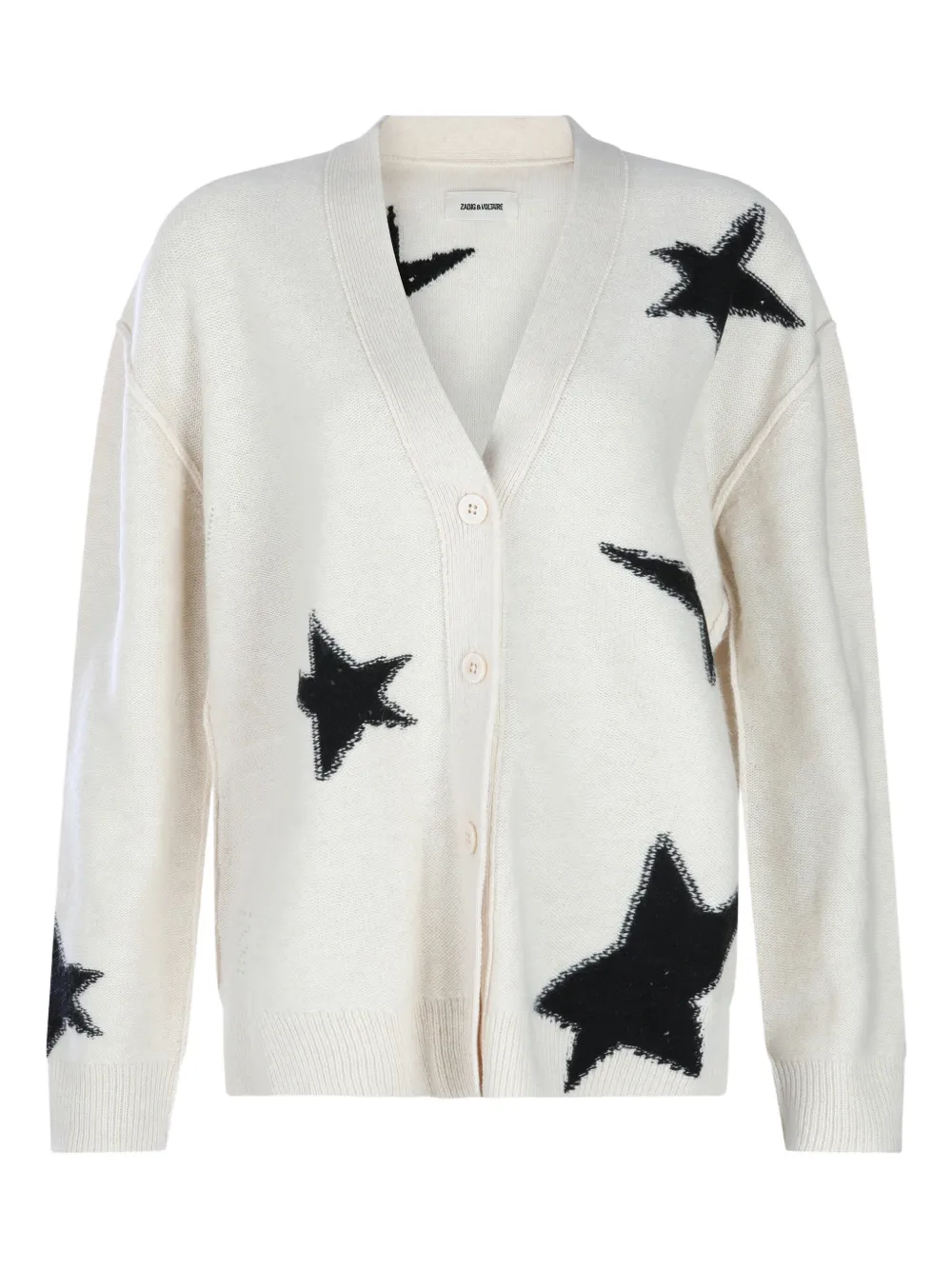 Zadig&Voltaire star button cardigan - Bianco