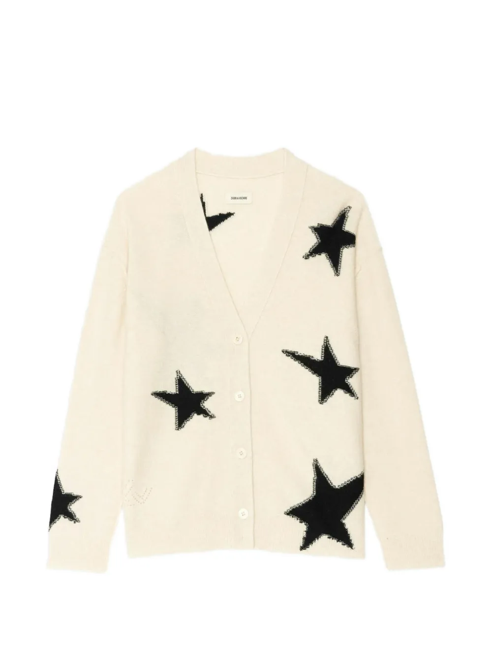 Zadig&Voltaire Vest met sterknoop Wit