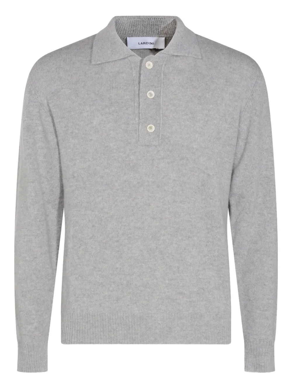 Lardini suéter con cuello tipo polo | gris | Image 1