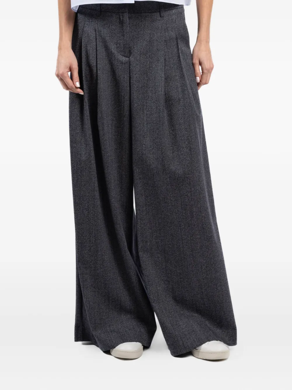 TWP Next Didi pleated trousers | Grey | Image 1
