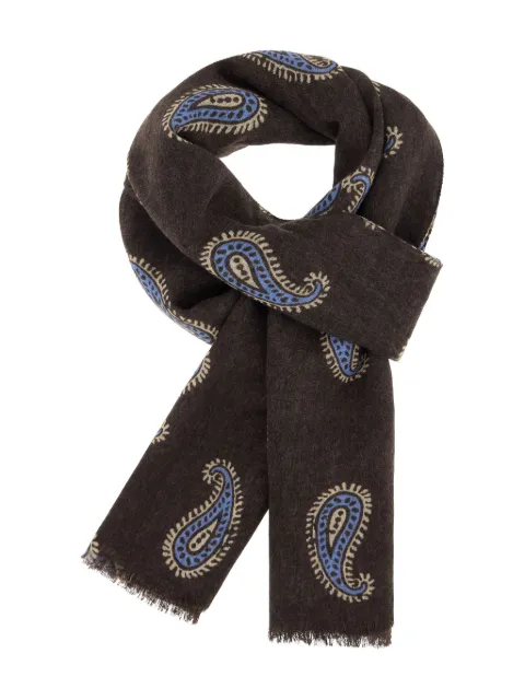 Boggi Milano mascada con estampado de cachemira