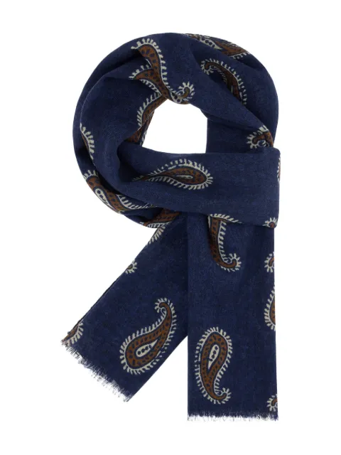 Boggi Milano écharpe en laine à motif cachemire