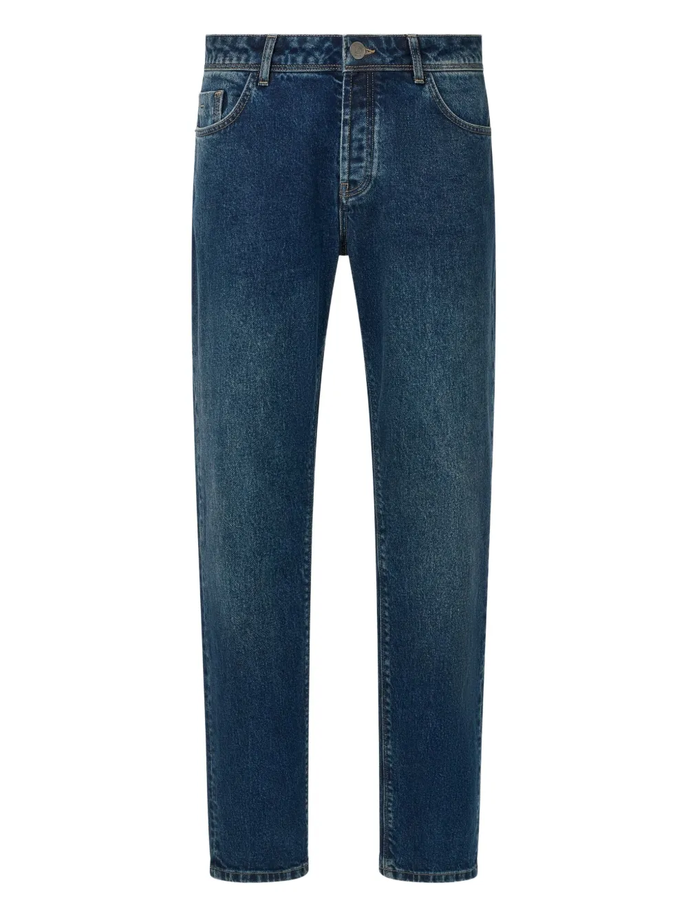 Boggi Milano Jeans con applicazione logo - Blu