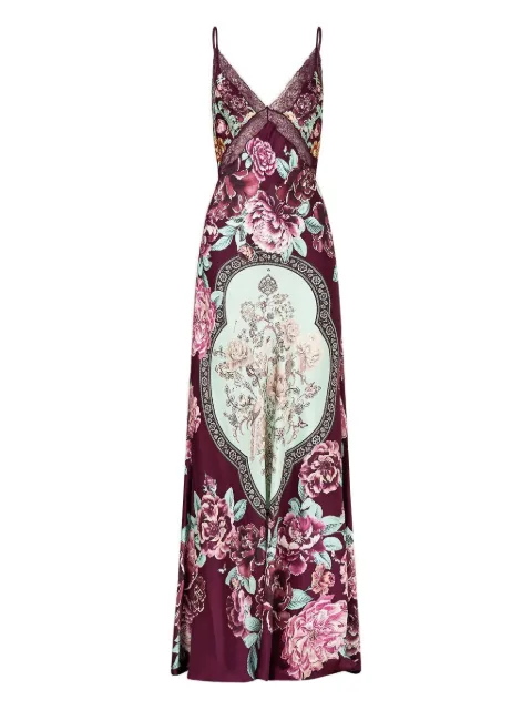Camilla lace V-neck maxi dress