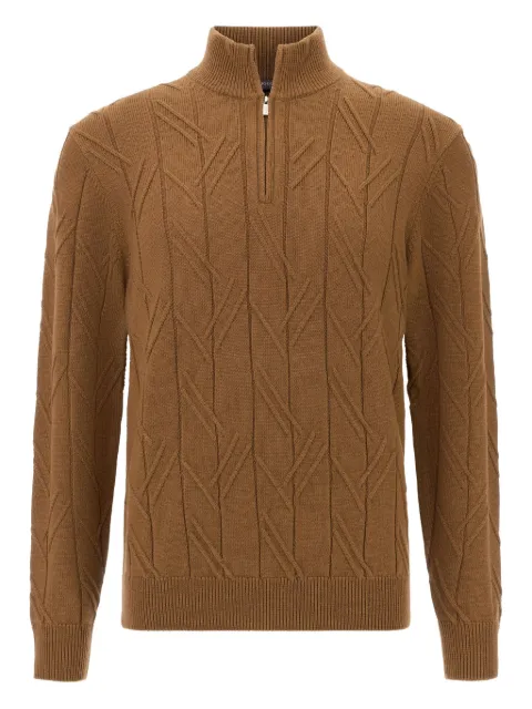 Boggi Milano half-zip sweater