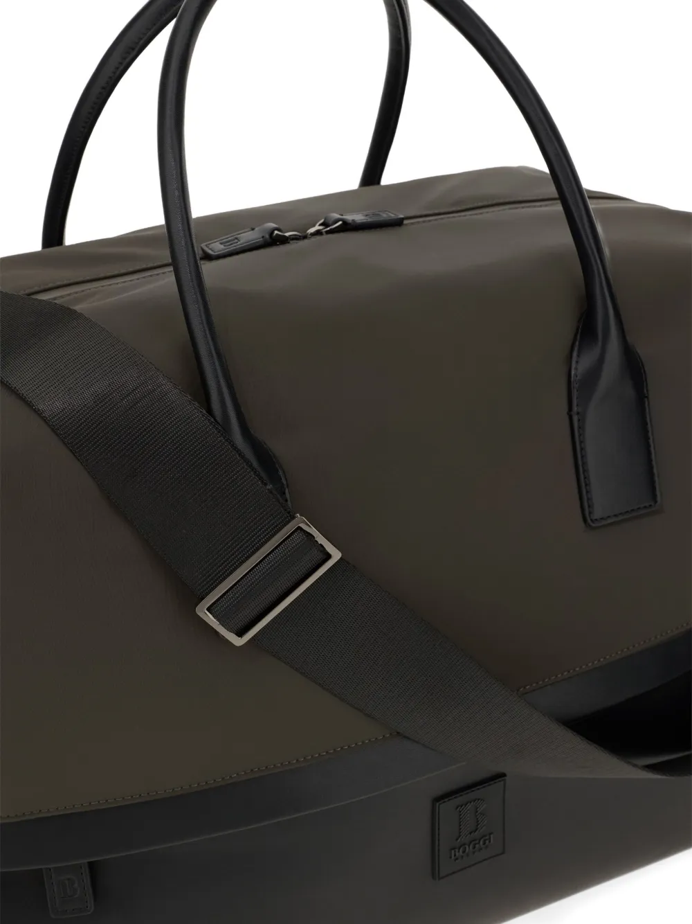 Boggi Milano Weekendtas met vlakken Groen
