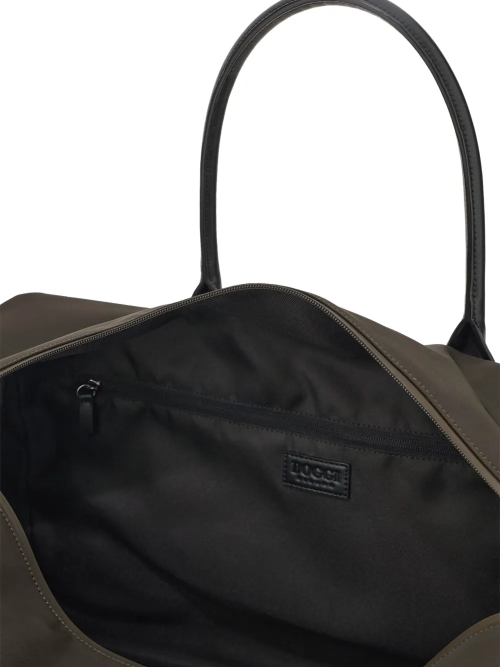 Boggi Milano Weekendtas met vlakken Groen