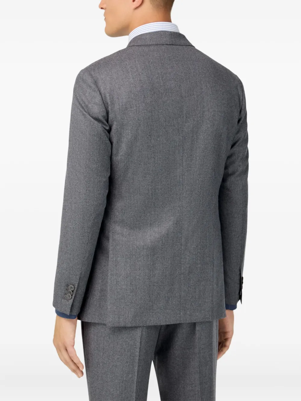 Boggi Milano Blazer met enkele rij knopen Grijs