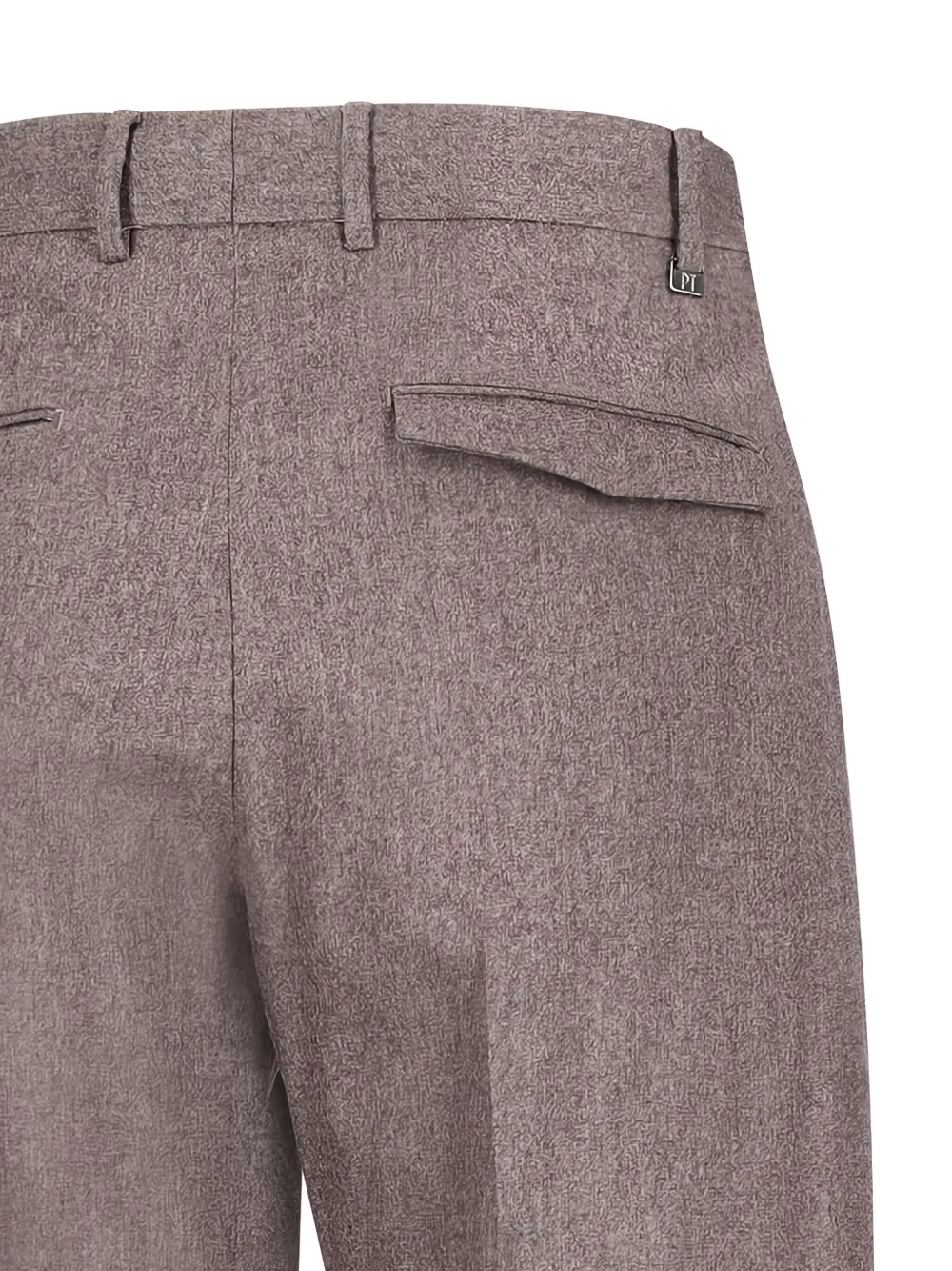 PT Torino Michaell geborstelde broek Bruin