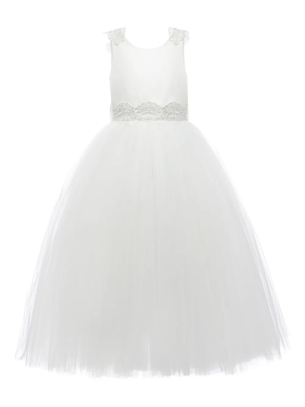 Tulleen Emilia lace-trim dress | White | Image 1