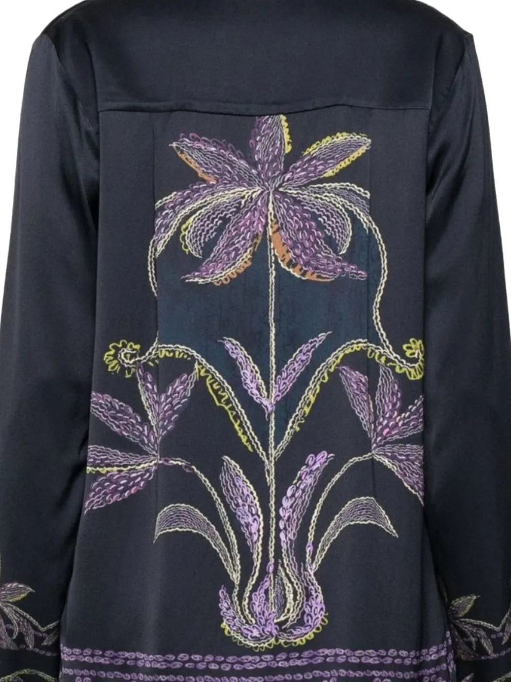 Forte Forte Floral-print Shirt In Black