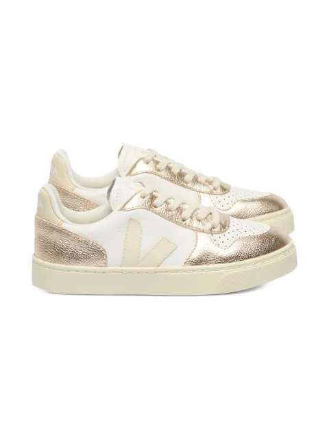 VEJA Kids V-10 leather sneakers