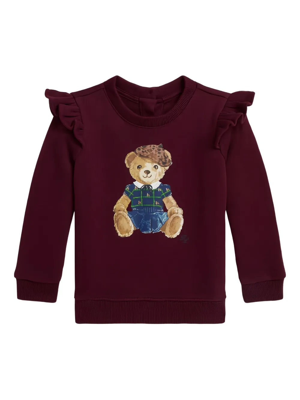 POLO RALPH LAUREN KIDS graphic-print sweatshirt | Red | Image 1