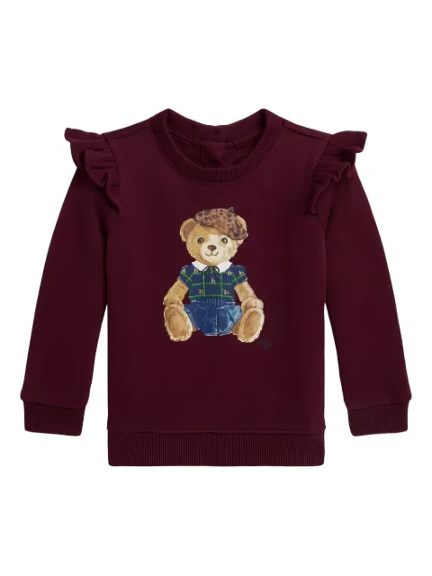 POLO RALPH LAUREN KIDS graphic-print sweatshirt