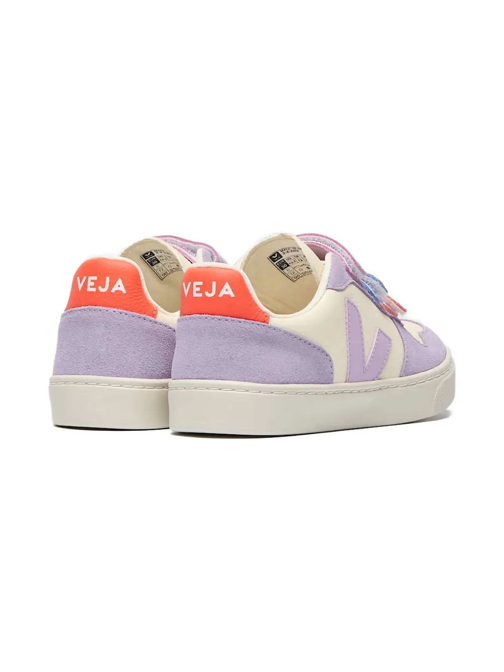 Veja V-10 Touch-strap Sneakers In Animal Print