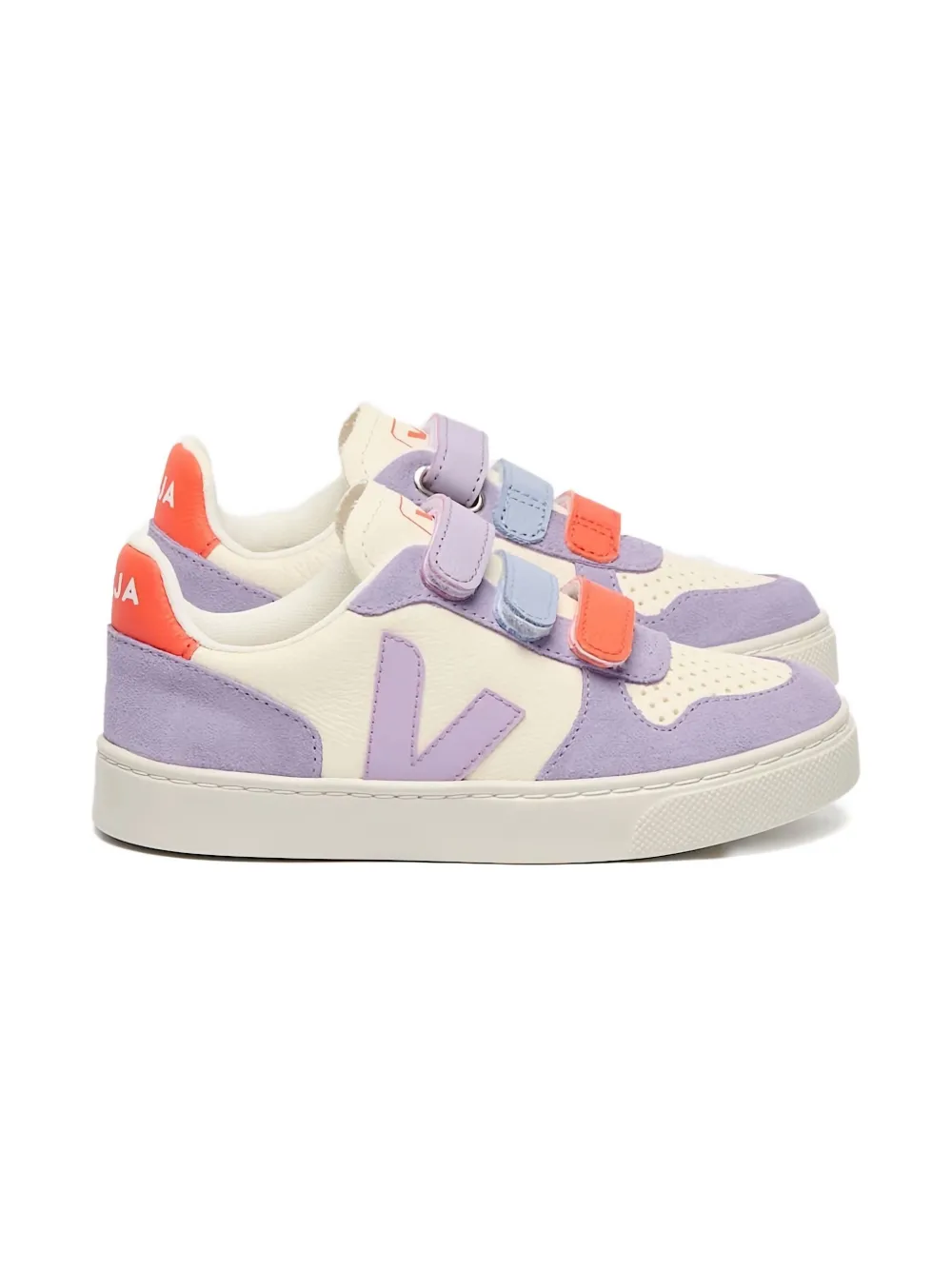 Veja V-10 Touch-strap Sneakers In Animal Print