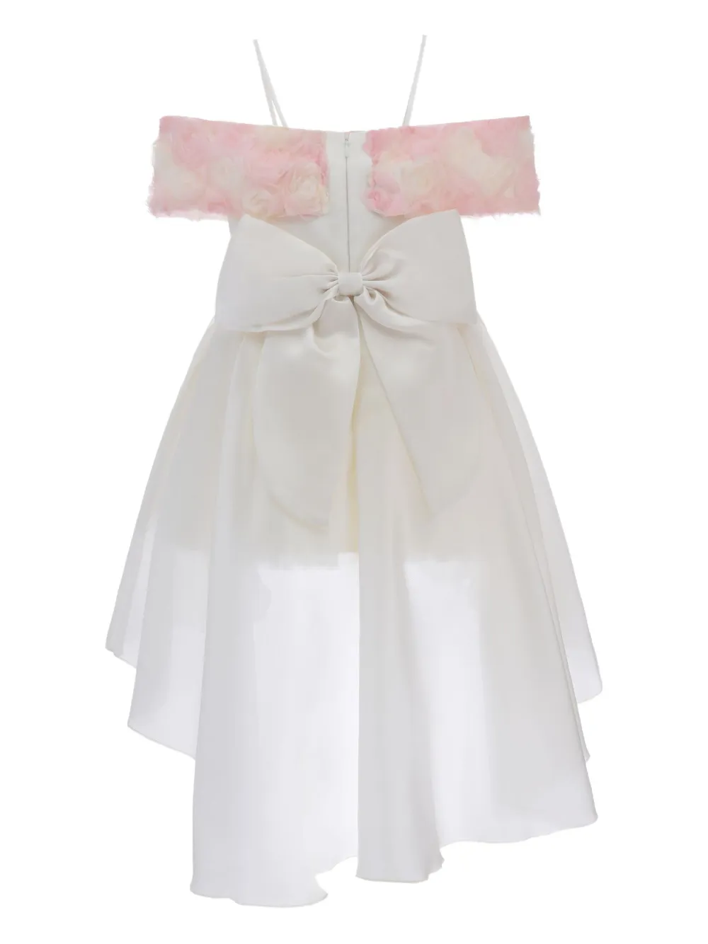 Tulleen Claire high-low rose-appliqué dress | Girls Party & Special Occasion Dresses | Image 2