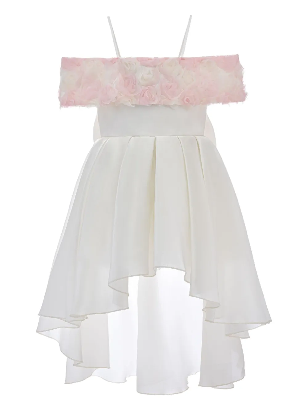 Tulleen robe Claire à fleurs appliquées | blanc | Image 1