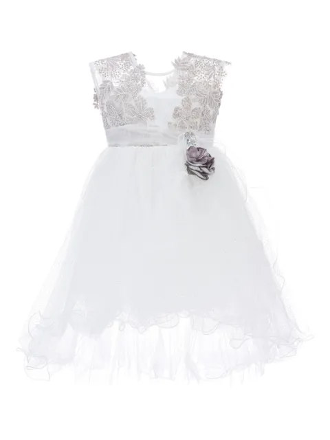 Tulleen Demi glittered floral-lace dress