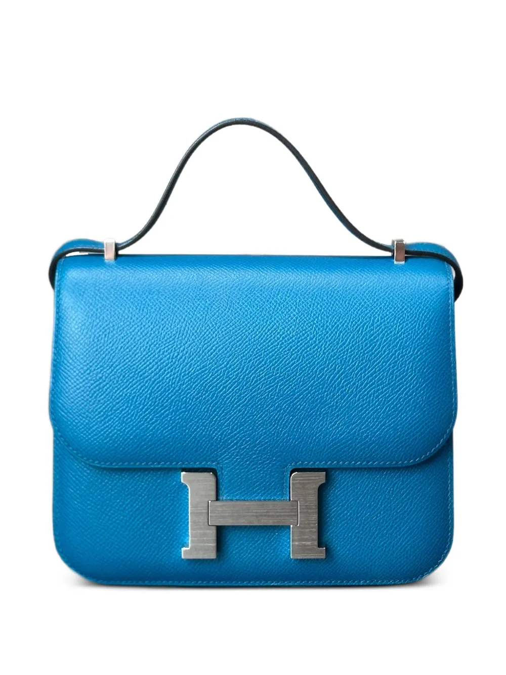 Hermès Pre-Owned 2015 Constance 18 Epsom palladium-hardware cross body bag | Blue | Image 1