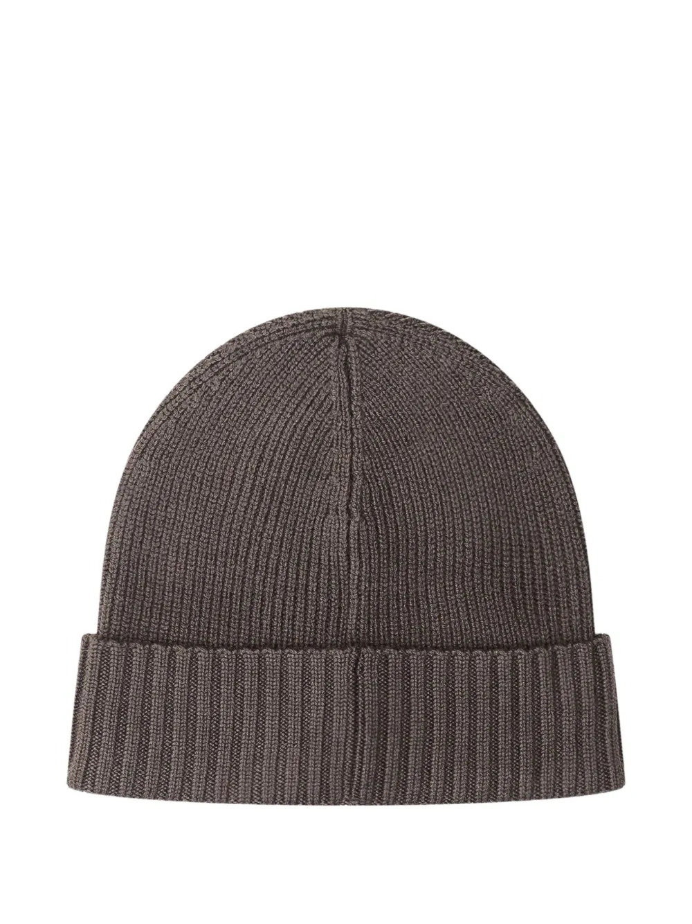 BOSS ribbed beanie hat - Bruin