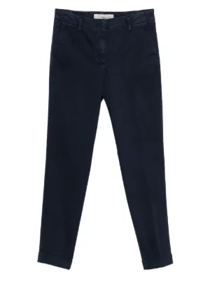 AMI Paris Flared Corduroy Trousers | Blue | FARFETCH RO