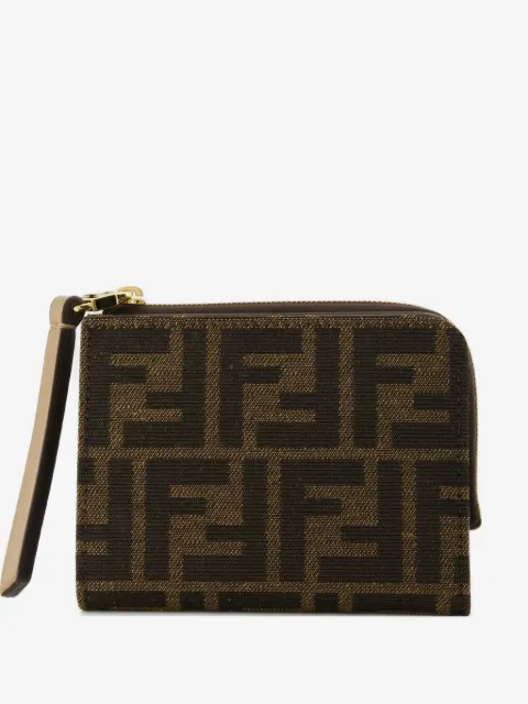 FENDI FF-motif zip wallet