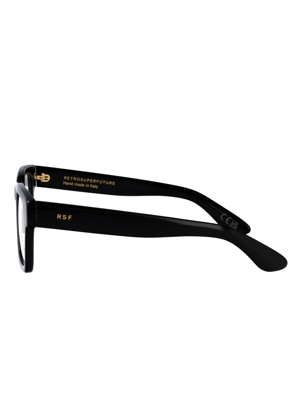 Retrosuperfuture Numero 133 bril met rechthoekig montuur Zwart