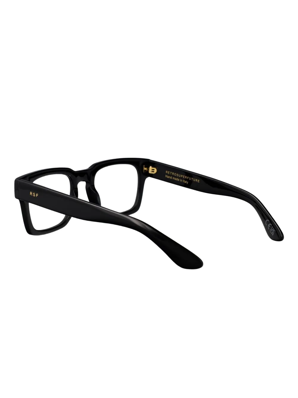 Retrosuperfuture Numero 133 bril met rechthoekig montuur Zwart