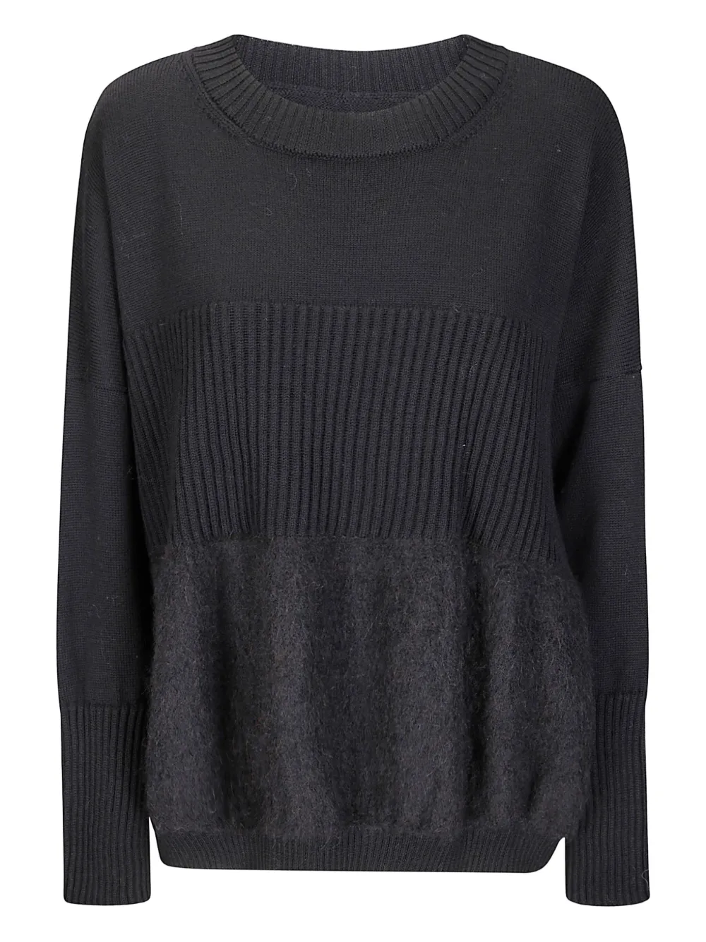 Archivio B Crew-neck Sweater In Black
