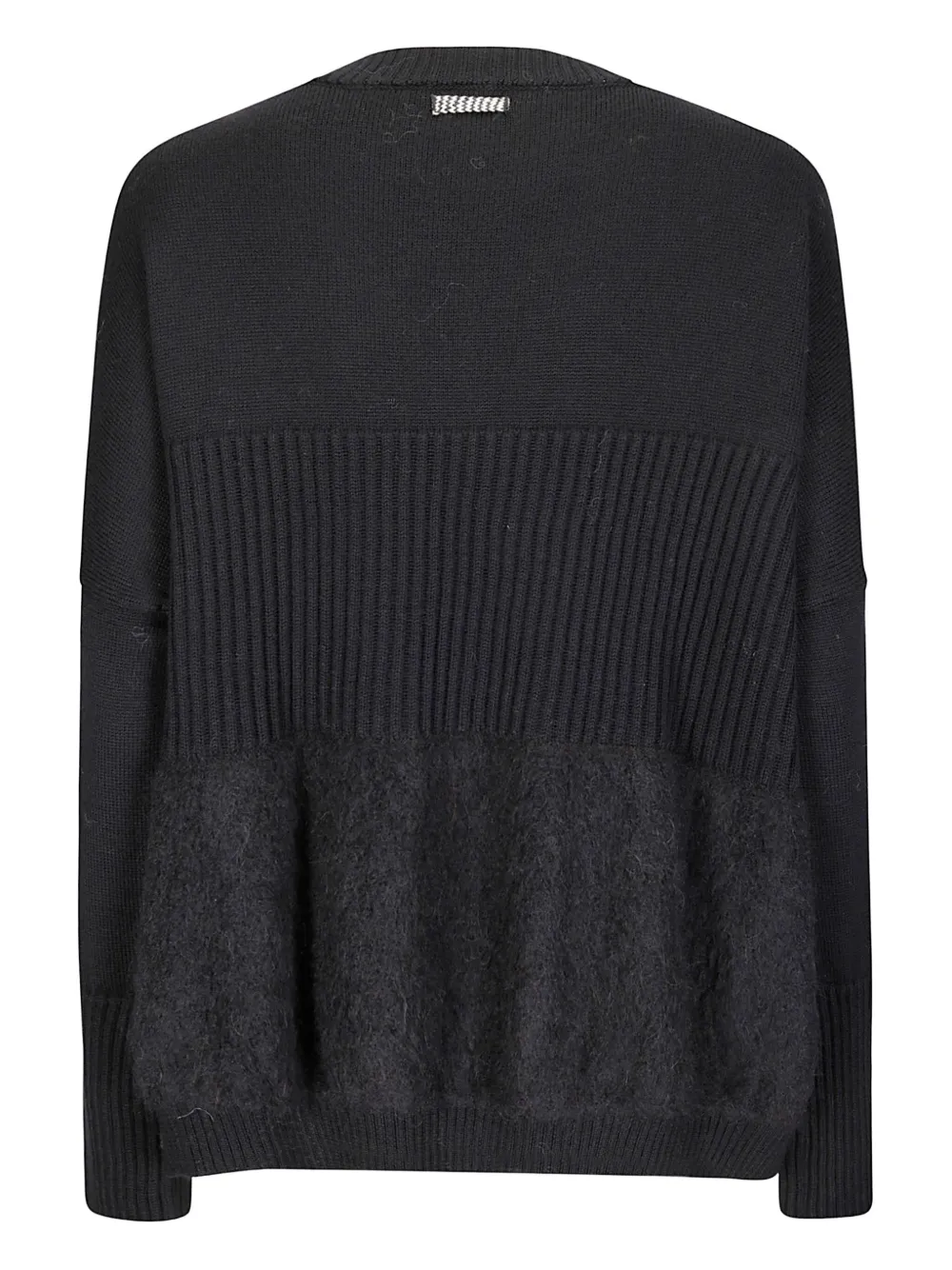 Archivio B Crew-neck Sweater In Black