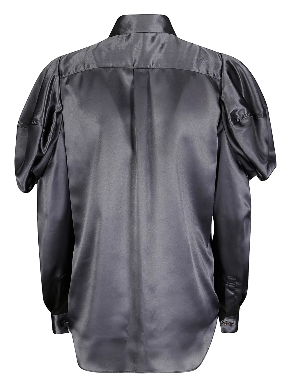 Comme Des Garçons Blouse met pofmouwen - Zwart