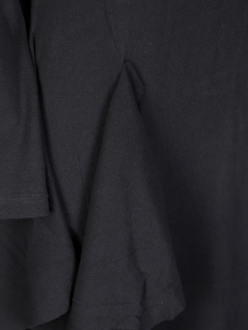 Yohji Yamamoto Gedrapeerde maxi-jurk Zwart