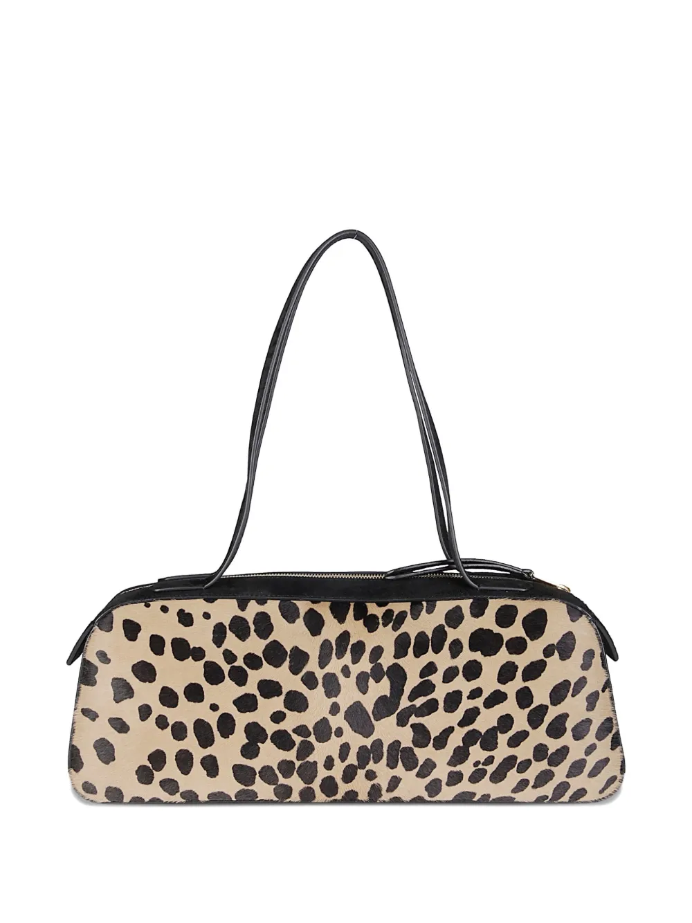 KHAITE Simona animal-print shoulder bag - Beige