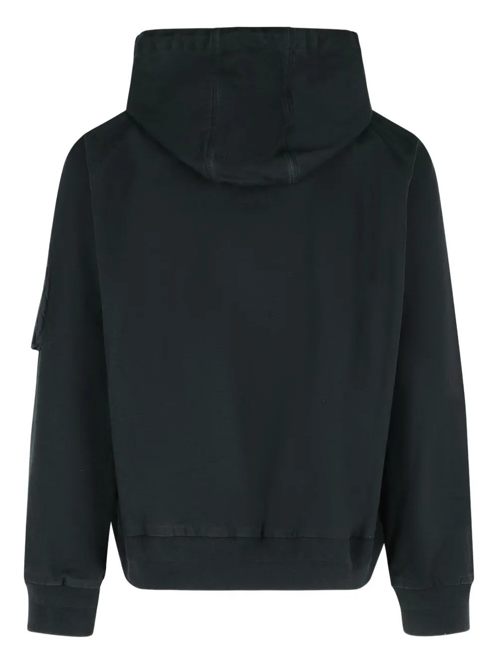 Sacai Hooded Bomber Jacket Arm Pocket In Black