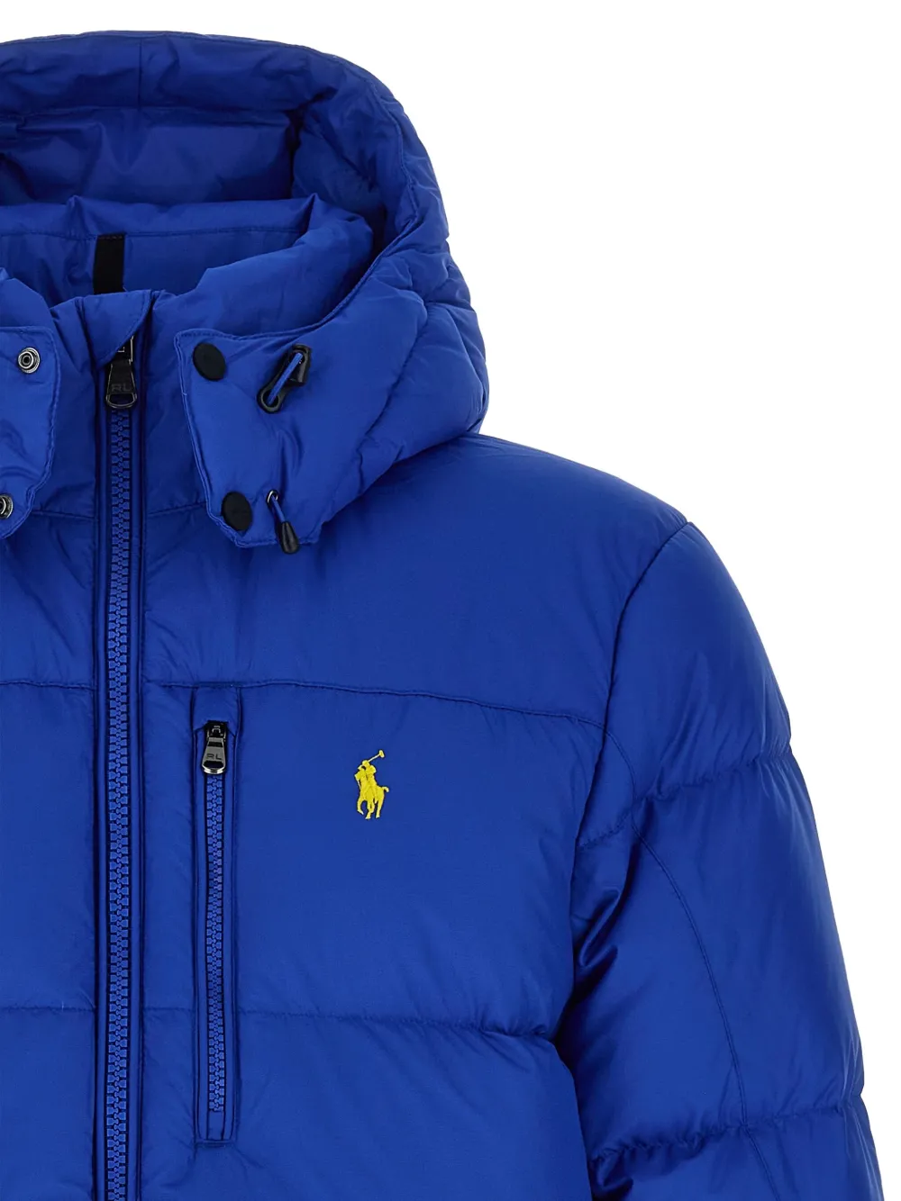 Polo Ralph Lauren Gewatteerd donsjack met logo Blauw