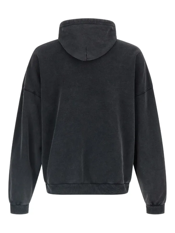 BALENCIAGA 猫プリント ブラックパーカー foodie Balenciaga プリント パーカー | ブラック | FARFETCH JP