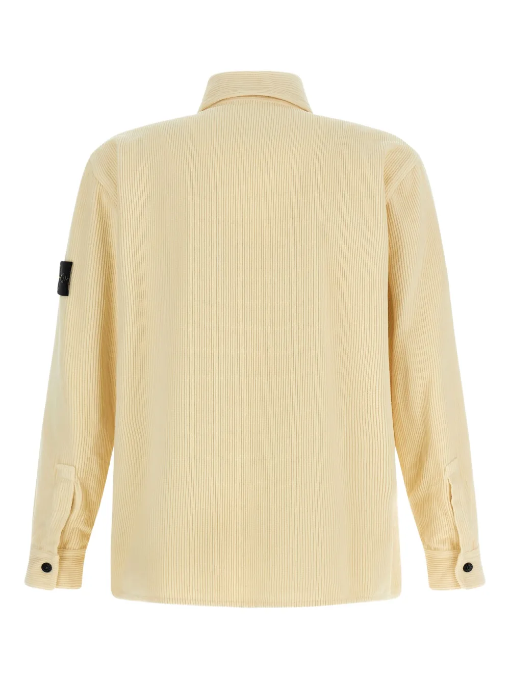 Stone Island Compass-badge corduroy shirt - Beige