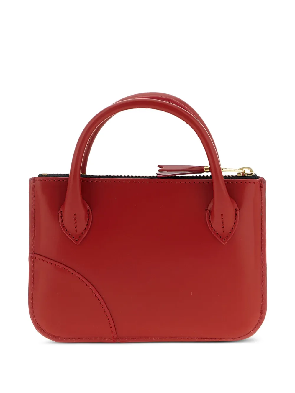 Comme Des Garçons Wallet Handles Line logo leather mini bag | Mini Bags | Image 2
