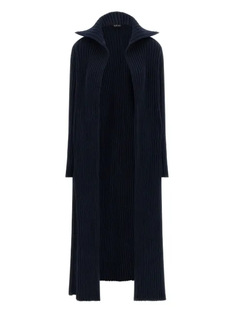 Balenciaga ribbed shawl-collar cardigan